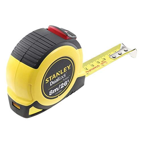 Image of Stanley STHT36807-0 Dual Lock Tylon Pocket Tape 8m/26ft (Width 25mm), Others