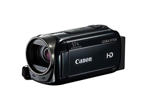 Image of Canon Legria HF R506 Camcorder HD Video lens with 57x Advanced zoom Optical Intelligent IS automatically Full HD CMOS sensor AVCHD and MP4 Format 3.0-Inch Black (Renewed)