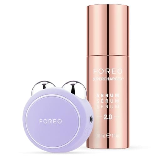 Image of FOREO Firm & Fabulous BEAR mini Lavander + Serum 2.0 30ml | Face Lifting Device | Face Massager | Facial Skin Care Products | Facial Sculpting | Skincare Tools Gift Box | Gift Sets