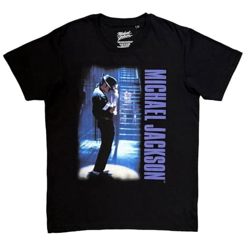 Image of Rock Off officially licensed products Michael Jackson Black Or White Panther Dance Men's Black T-Shirt