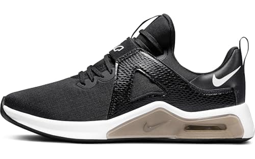 Image of Nike womens DD9285-010 Nike Air Max Bella Tr 5 Trainers, Black White Dk Smoke Grey, 5.5 UK