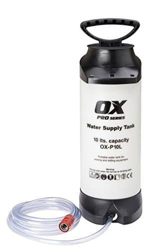 Image of OX Tools OX-P10L Pro Heavy Duty 10 Litre Dust Suppression Water Bottle, White/ Black