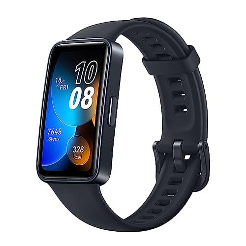 Image of HUAWEI Band 8 Fitness Watch - Ultra Thin Smart Band design with Up to 2 Weeks Battery Life Activity Trackers Compatible with Android & iOS with Full Health Management & Sleep Tracking -Midnight Black