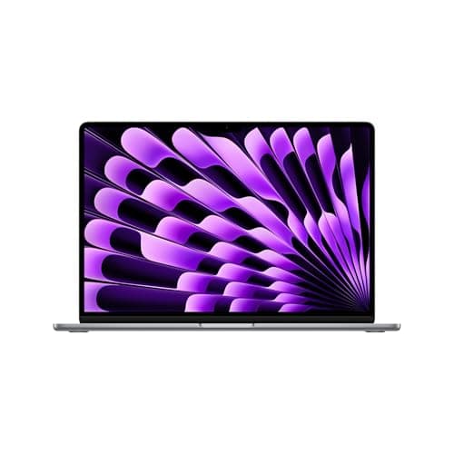 Image of 2024 Apple MacBook Air with Apple M3 Chip (15-inch, 8GB RAM, 256GB SSD Storage) Space Gray (Renewed)