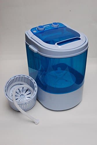 Image of PORTABLE 230V MINI 3KG WASHING MACHINE FOR FLATS HOME SMALL KITCHEN WITH SPIN DRYER