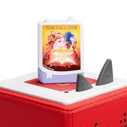 Image of tonies Tom Fletcher The Christmasaurus and the Naughty List Audiobook Pocket Tonie, for use with Toniebox