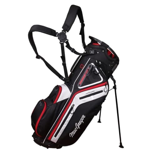 Image of MacGregor Golf Tourney Hybrid Stand Carry Bag (Black/White)