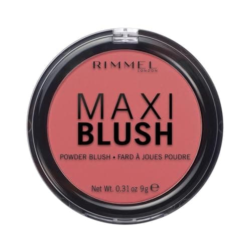 Image of Rimmel London Maxi Blush Powder, Wild Card, Long Lasting Pigmented Colour, Light Weight Formula, Easy To Blend and Buildable, 9g