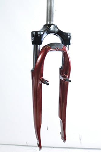 Image of 700c 28” SUNTOUR HYBRID CR-8 SUSPENSION FORK PRELOAD 1 1/8” 300mm V BRAKE RED