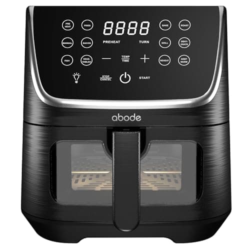 Image of Abode Digital Air Fryer 1800W 6.2L Removable Basket, 12 Preset Options, Digital Control Panel 30 Minute Timer, Overheat Protection, Efficient Hot Air Circulation, AAF6200 (6.2L)