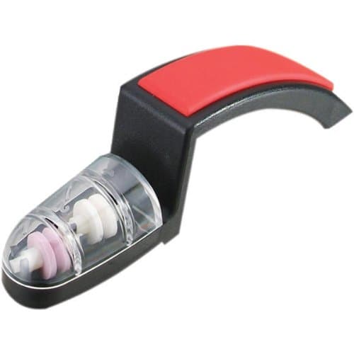 Image of Shinkansen 'Water' Sharpener - Black and Red
