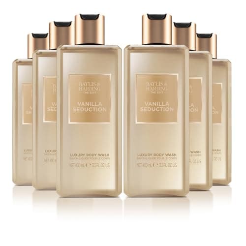 Image of Baylis & Harding The Edit Vanilla Seduction Body Wash 400ml (Pack of 6) - Vegan Friendly
