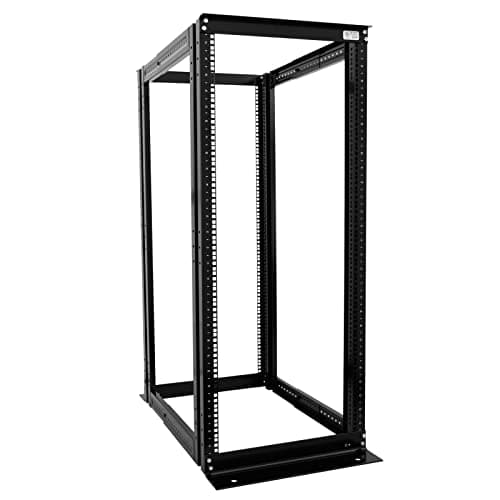 Image of 27U 4 Post Open Frame Server Rack Enclosure 19'' Adjustable Depth