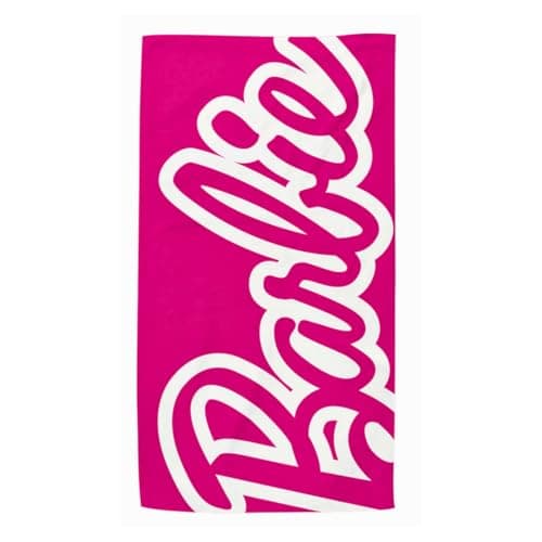 Image of ARDITEX, Barbie Beach Towel, Fan Item, Beach Towel for Girls, Microfibre Towel, Large, 170 x 90 cm, for Pool, Shower, Bathroom, Deck Chair, 240 g/m², 100% Polyester
