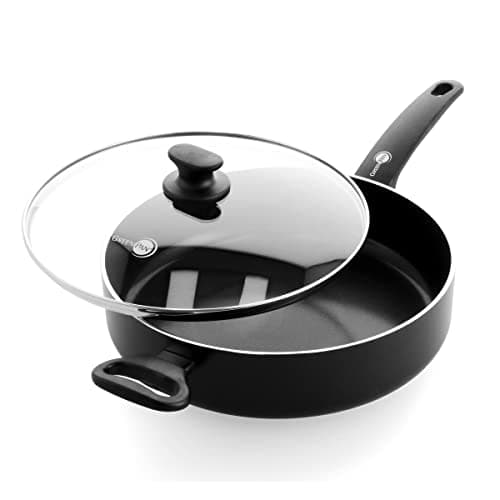 Image of GreenPan Cambridge Non-Stick 28 cm/4.2 Litre Sauté Pan, PFAS Free, Black