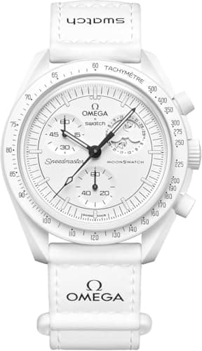 Image of Swatch MoonSwatch Omega x Mission to the Moonphase Snoopy Wrist Watch