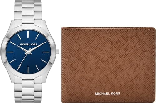 Image of Michael Kors MK1060SET Mens Slim Runway Watch and Wallet Gift Set
