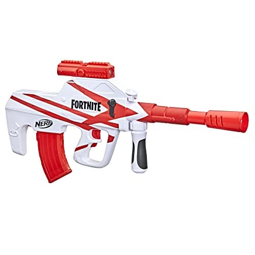 Image of NERF Fortnite B-AR Motorized Dart Blaster, Fortnite Convergence Paint, 10-Dart Blaster, 10-Dart Magazine, 10 Darts F2344EU4 Multicolor