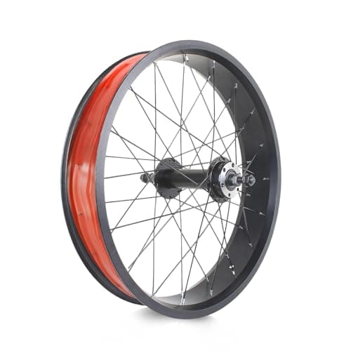 Image of ZCXBHD 20in/24in/26in X 4.0" Fat Tire Bike Wheelset Disc Brake Front Rear Wheel QR 135mm/195mm 36H Hubs 14G Spokes For 7-10s Rotary Freewheel E-bike Snow Beach Bike Wheels(Rear,24IN)