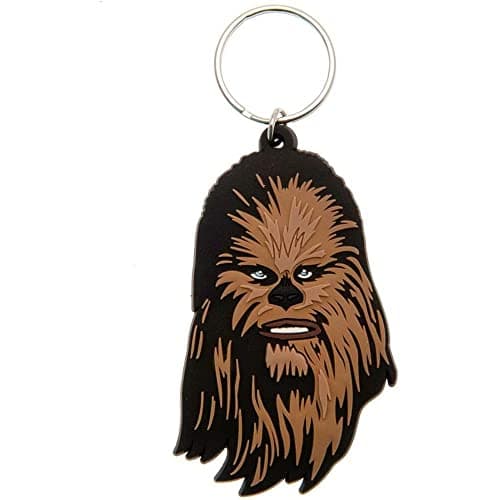 Image of Star Wars, RK38346C, Star Wars - Chewbacca Rubber Keychain, Multi-Color, 4.5 x 6cm