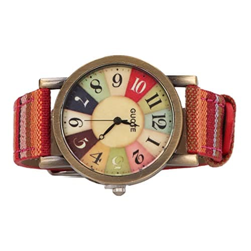 Image of Huairdum Wrist Watches For Women, Bohemian Watch, Hippie Watch Boho Style Multicolor Brass Women Wrist Watches for Party Ladies Watches