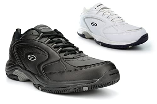 Image of Mens Trainers Mens Blast Lite Trainers Mens Lightweight Trainers Non Marking Sole Black/White Sizes 6-16 16 UK