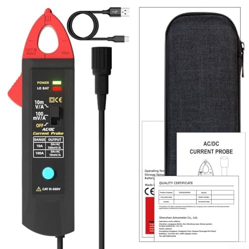 Image of Smart Clamp Meter UP1 for AC DC Current Measurement up to 100A with BNC Interface and Type-C Rechargeable Battery for Electrician Repair Testing