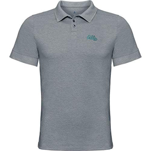 Image of Odlo ODLOB (オドロ) Men Polo s/s NIKKO Polo Shirt - dark slate melange, L