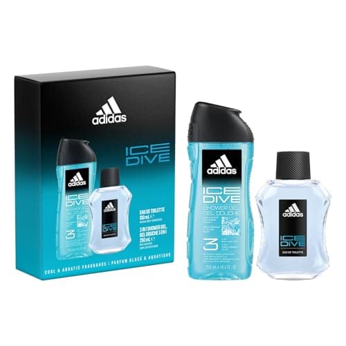 Image of adidas Ice Dive Giftset including Eau de Toilette 100ml and Shower Gel 250ml