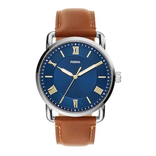 Image of Fossil Copeland 42MM Men's 42MM Brown Stainless Steel Watch, FS5661