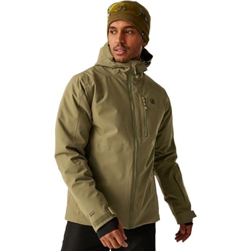 Image of Dare2b Mens Eagle Iii Ski Jacket, Martini Olive, 7XL EU