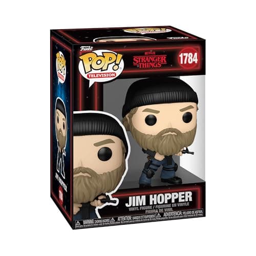 Image of Funko POP! TV: Stranger Things Season 5 - Jim Hopper - Collectable Vinyl Figure - Gift Idea - Official Merchandise - Toys for Kids & Adults - Fantasy Fans - Model Figure for Collectors