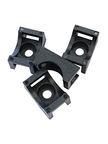 Image of Cable Tie Base 100pcs (Very Strong) Multi use (Black or White) Up to 9mm Cable Ties (Uk Made!!)