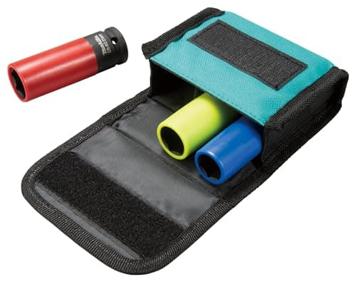 Image of Makita E-12354 3 Piece Deep Wheel Nut Socket Set