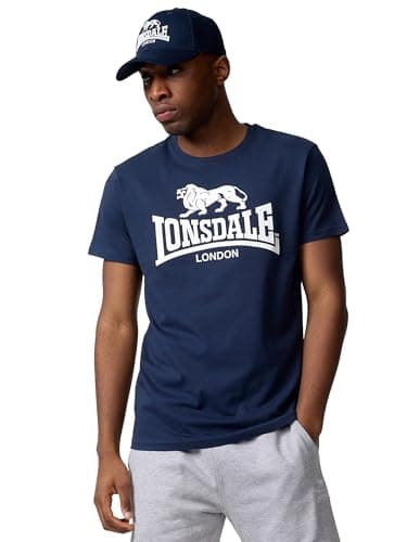 Image of Lonsdale Men's St Erney T-Shirt Navy
