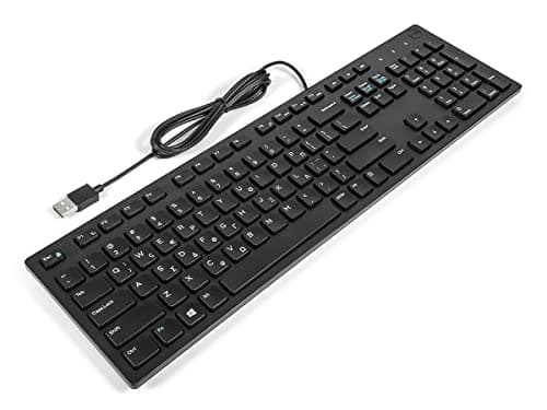 Image of Dell KB216 GREEK Slim Office Multimedia Keyboard BLACK