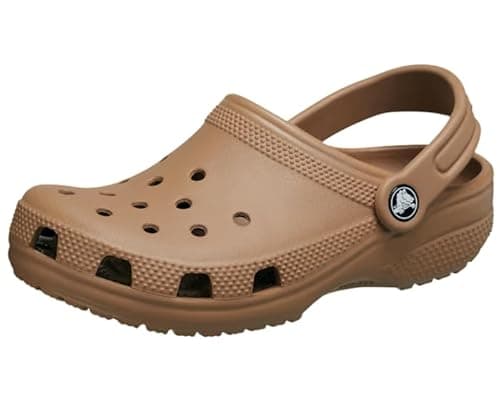 Image of Crocs Unisex Kids Classic Clog T Clog, Milk Chocolate, 6 UK Child