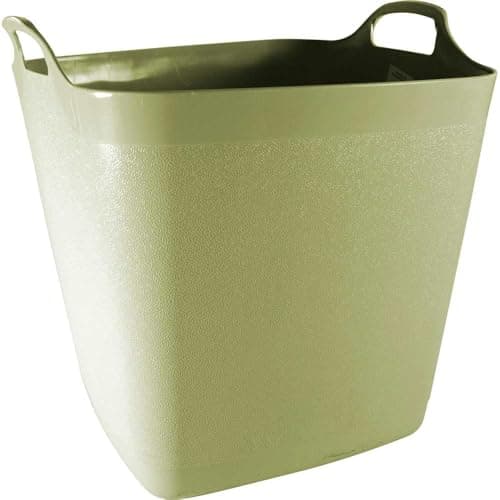 Image of Town & Country Square Flexi-Tub Bucket Garden/Home Storage 40L Hardwearing Plastic(Green)