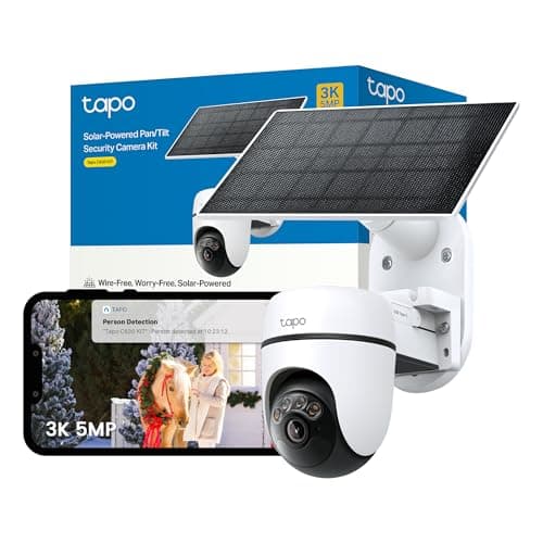 Image of Tapo C630 KIT 3K 5MP Solar Security Camera Outdoor Wireless,Security camera,Colour Night Outdoor Camera,360°AI Detection CCTV,IP65,No Hub Required,Alexa,Google Home,Flexible Storage,No Monthly fee