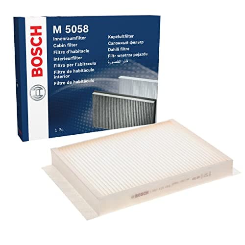 Image of Bosch M5058 Standard Cabin Filter, Replacement Filter - Filters Pollen and Dust for Cleaner Air Inside the Vehicle