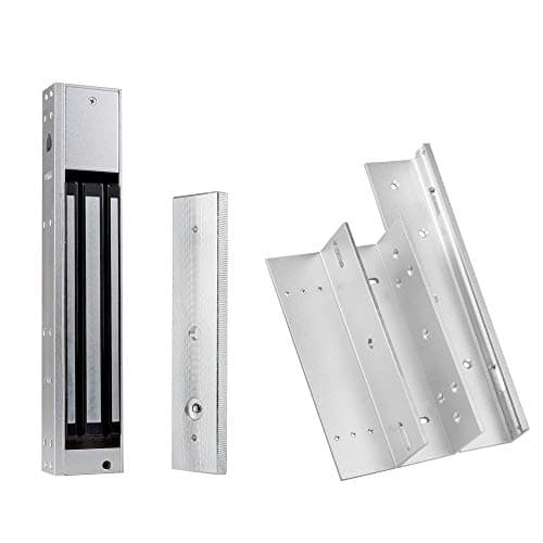 Image of HFeng Electromagnetic 280KG (600lbs) Magnetic Lock Access Control With ZL Bracket DC12V Fail Safe for Single Door