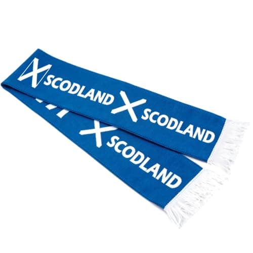 Image of World Cup Football 2026 Scotland National Flag Scarf for Women Men, World Cup Scotland Theme Football Party Decorations for Match-Day Wear In The Stands or Outdoors Scottish Fans Gifts 140x15cm