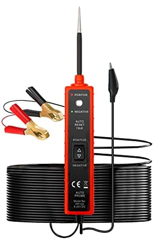 Image of KAISAL Power Circuit Probe, DC 6V-24V Test Light Automotive Circuit Tester Car Electrical Tester Voltage tester with LED Light, 13FT Cable, Overload Protection