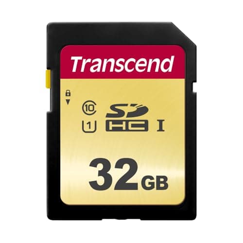 Image of Transcend SDC500S 32GB SDHC Class 10 U1 Memory Card, Speed up to 95/35MB/s for Digital Cameras TS32GSDC500S