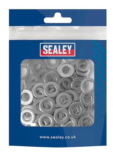 Image of Sealey Stainless Steel Flat Washer Din 125 – M8 - Pack of 100 - SSW8