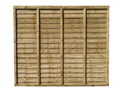 Image of Total Sheds 6x5 (1.83m x 1.52m) 6ft x 5ft Waney Larch Overlap Fence Panels