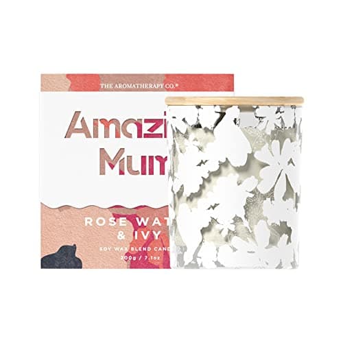 Image of The Aromatherapy Co. Amazing Mum Rose Water & Ivy Soy Wax Blend Candle 200g