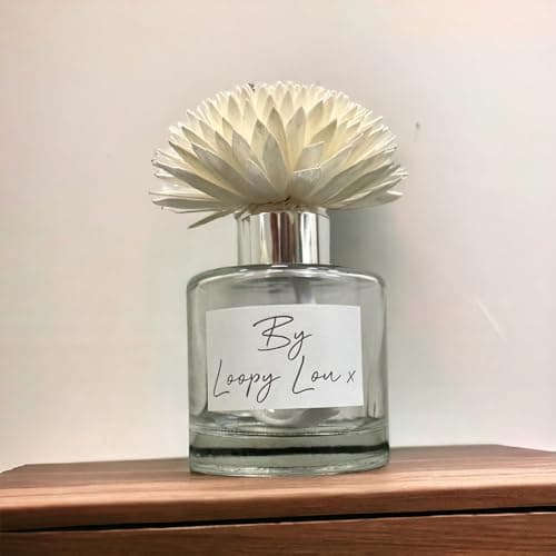 Image of 60 Second Makeover Limited Frankincense And Myrhh Luxury Flower Reed Diffuser Highly Fragranced Scented Reed Diffusers For Home Room Fresheners For Home Fragrance Air Freshener Glass
