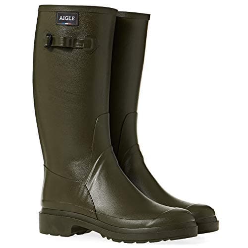 Image of Aigle Men's Cessac Wellington Boots, khaki, 13 UK