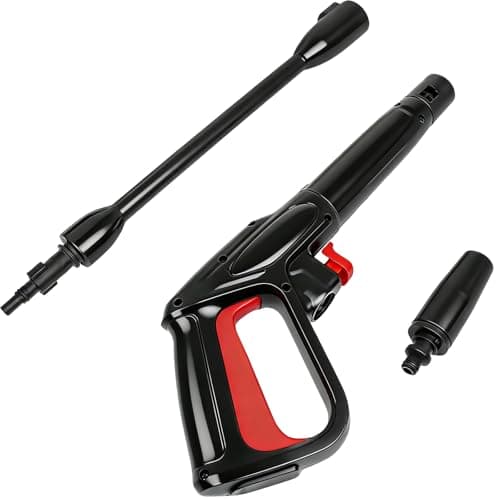 Image of Pressure Washer Lance Gun 2350 PSI High Pressure Washer Trigger Gun & Lance Replacement Kit with Quick Connect System, Adjustable Spray Wand Nozzle & Turbo Nozzle for Bosch, AQT, Black & Decker